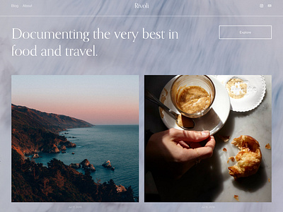 Rivoli - Website Template - Squarespace