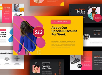 Black FridayMultipurpose Template clean colorful company corporate google slides keynote modern multipurpose multipurpose template photography pitch deck portfolio powerpoint presentation studio template unique web design web development website