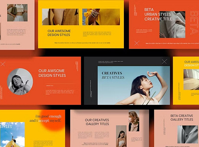 BETA Presentation Template clean colorful company corporate google slides keynote modern multipurpose multipurpose template photography pitch deck portfolio powerpoint presentation studio template unique web design web development website