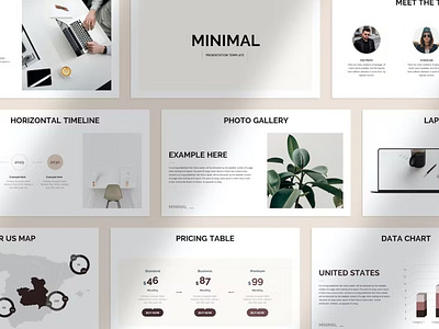 Minimal Presentation Multipurpose Template