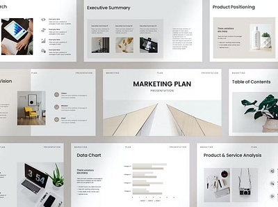 Marketing Plan Multipurpose Template clean colorful company corporate google slides keynote modern multipurpose multipurpose template photography pitch deck portfolio powerpoint presentation studio template unique web design web development website