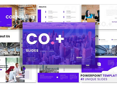 Corporate Plus Multipurpose Template clean colorful company corporate google slides keynote modern multipurpose multipurpose template photography pitch deck portfolio powerpoint presentation studio template unique web design web development website