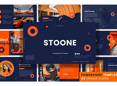 Stoone Multipurpose Template clean colorful company corporate google slides keynote modern multipurpose multipurpose template photography pitch deck portfolio powerpoint presentation studio template unique web design web development website