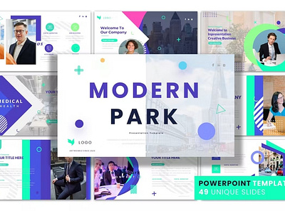 Modern Park Powerpoint Template clean colorful company corporate google slides keynote modern multipurpose multipurpose template photography pitch deck portfolio powerpoint presentation studio template unique web design web development website