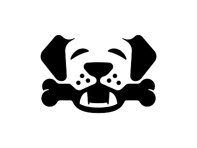 Dog 36 36 days 36 days of type 36 dot abstract animal black boz branding design dog flat fluent graphic design logo white