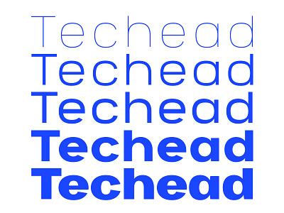 Techead font design eco font font design graphic design headfonts inovation startup sustainable tech technology type type design typeface