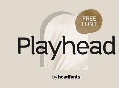 Playhead design display font graphicdesign headfonts industrial minimal modern modern design natural small serif typeface typography