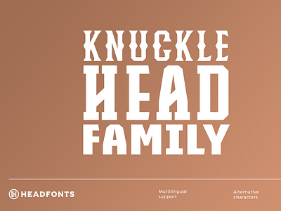 Knucklehead Font Family