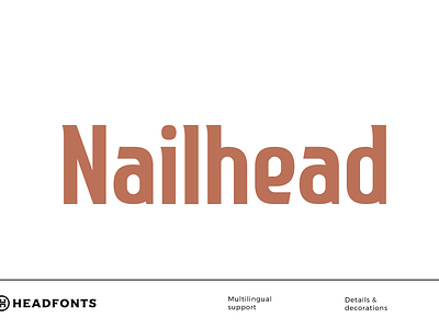 Nailhead Modern Font
