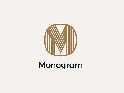 Mo Monogram Graphic branding business business identity craft headfonts logo logo design logo design branding logo tamplate logotype modern monograms vintage work
