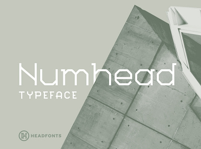 Numhead Typeface | Font business name font font family geometric font headfonts identity media modern font professional slab serif type typeface typography