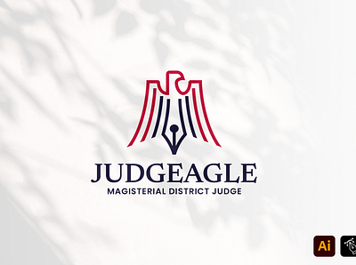 Judge Eagle brand branding craft eagle graphic graphic design headfonts judge logo logo design logo tamplate media professional tamplate work