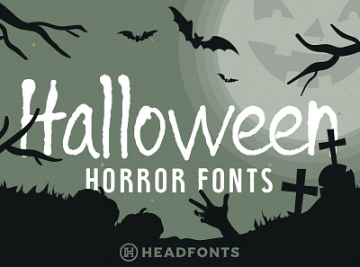 Halloween Horror Font Bundle custom design font font bundle halloween headfonts letters party professional scary type typeface typography work