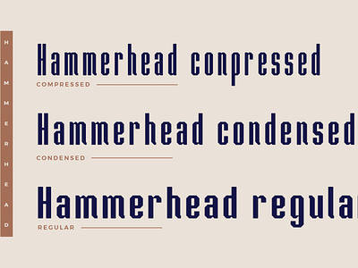 Hammerhead Typeface | Font
