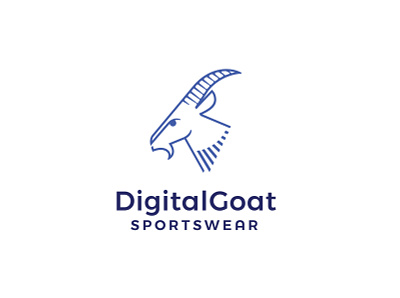 Digital Goat animation branding business name craft design goat graphic design headfonts illustration logo logo design logo sport logo tamplate media professiomal sport sport wear tamplate vctor work