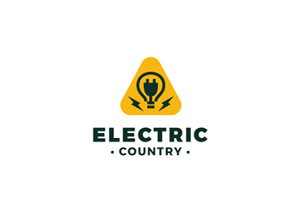 Electric Country branding business name country craft custom design graphic electric country electricity graphic design headfonts instagram logo media professional tamplate vector work