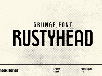 Rustyhead Typeface | Font