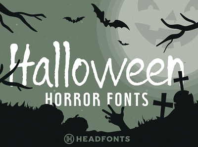 Halloween Horror Font Bundle branding bundle custom design font font bundle halloween halloween font headfonts illustration letters party professional type typeface typography