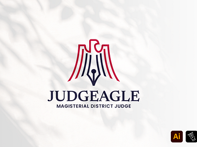 JudgeEagle branding business name craft design eagle graphic design headfonts illustration instagram judge logo logo design logo template magisterial media professional template typography vector work