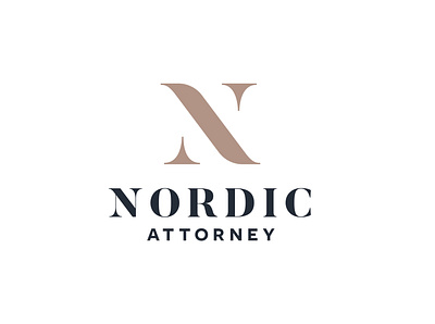 Nordic Attorney branding business name craft media design graphic designe illustration instagram logo logo logo template nordic nordic style professional logo template vector work