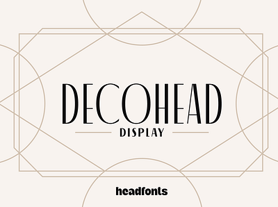 Decohead Display branding clean font custom design display font font headfonts illustration instagram font letters modern modern font professional font type typeface typography