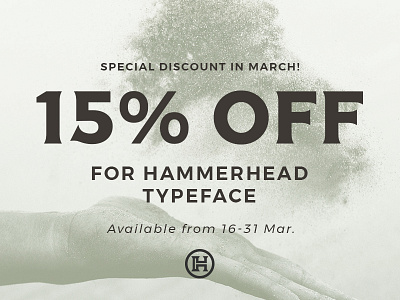 Hammerhead Typeface custom discount display font free freebie glyphsh headfonts letters sale typeface typography