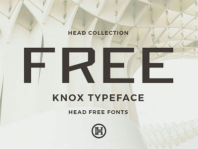 Knox Typeface custom display font free freebie freefont glyphsh headfonts letters typeface typography