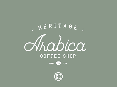 Scripthead arabica coffee font script shop type typeface