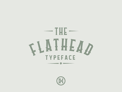 Flathead Typeface factory font industrial movie poster public training typeface