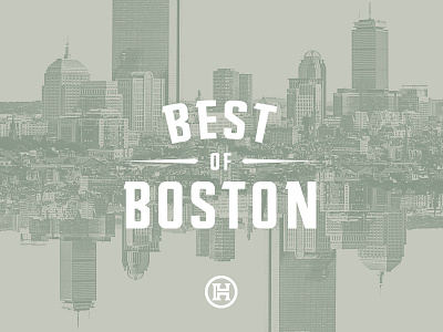 Boston american badge boston building city creative font glyphsh headfonts jungle letter life logotype pride reflection skyscraper slab serif type typography usa