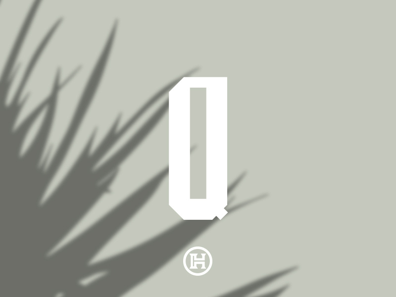 36 days of type Q shaddow grass 36 days of type industrial sport condensed custom freebie display glyphsh headfonts letters typography font typeface