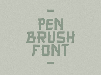 Penhead typeface