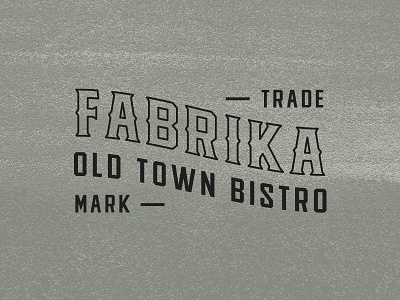 Knucklehead Typeface badge bistro design fabrika flag old retro town type type design typeface vintage