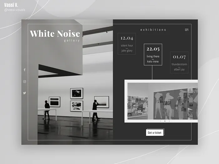 Gallery UI designs, themes, templates and downloadable graphic elements ...