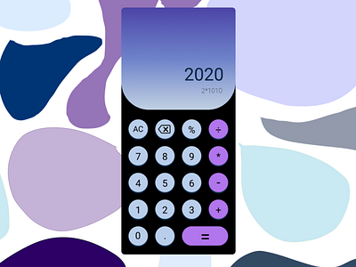 Calculator 004 100daychallenge calculator dailyui dailyui004 dailyuichallenge design ui