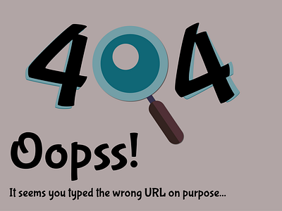 404 Error Page