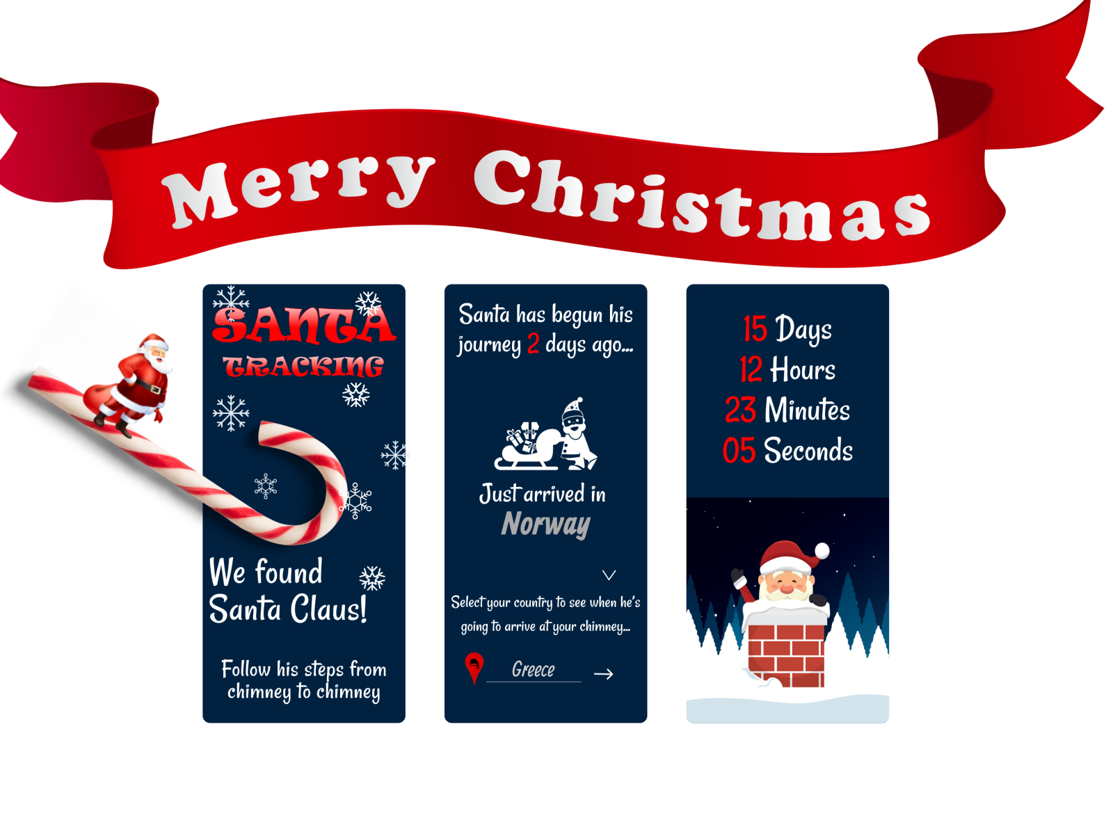 Santa Claus is coming to town by Maria Vatzeli on Dribbble
