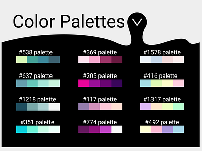 Dropdown 100daychallenge color palette daily ui dailyui dailyuichallenge design dropdown mv pallettes ui