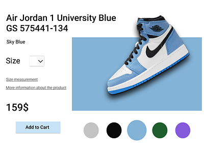 Customize Product 100daychallenge color customize product daily ui daily ui 033 dailyui dailyuichallenge design dialyui 033 mv nike shoes shoes store ui