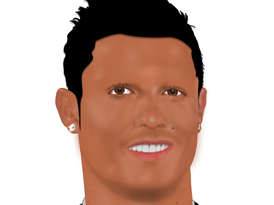 3D ILLUSTRATION OF CHRISTIANO RONALDO IN FIGMA