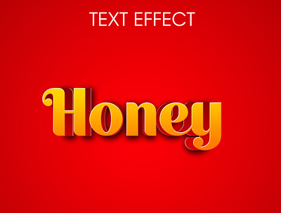 3D Text Effect Style 3d creative design graphic design psd text effect