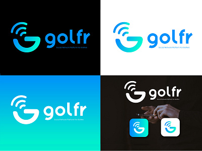 Golf Company Logo branding creative design flat logo minimal modern logo