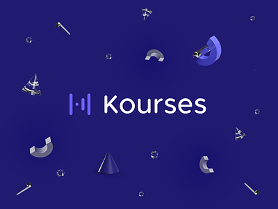 Kourses - logo and identity case study