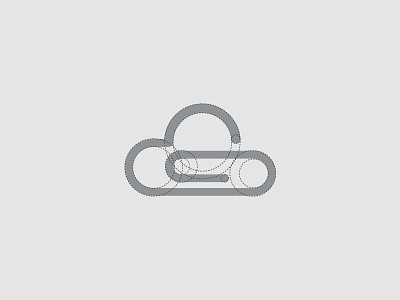 Cloud Clip icon circle clip could file logo organise structure tie