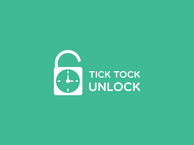 Tick Tock Unlock logo 2 (WIP) clock icon lock logo tic tick tie tieatie time tock unlock