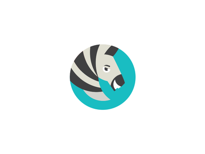 Zebra icon animal character design fresh icon logo minimal unique zebra