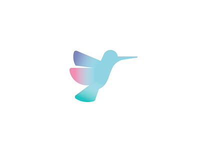 Bird Icon bird blue brand colibri color feel icon light logo minimal small tieatie