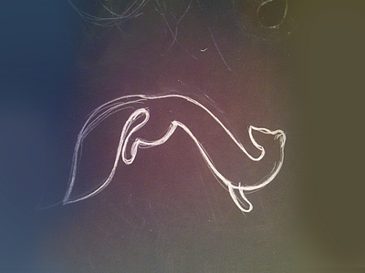 Weasel Logo Sketch animal brand design hand jump logo sketch weasel