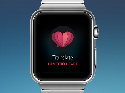 Heart To Heart Apple Watch App app apple brand branding design heart icon ios logo mark watch