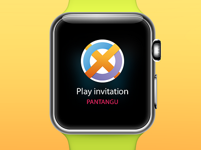 Apple Watch Pantagu App agency app apple branding color design game icon ios tac tic toe
